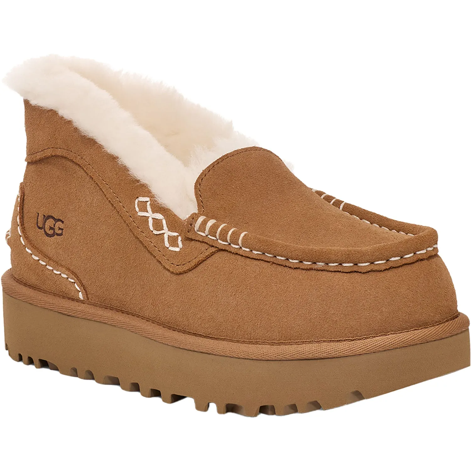 Women's UGG Ansley Parc Chestnut Sheepskin