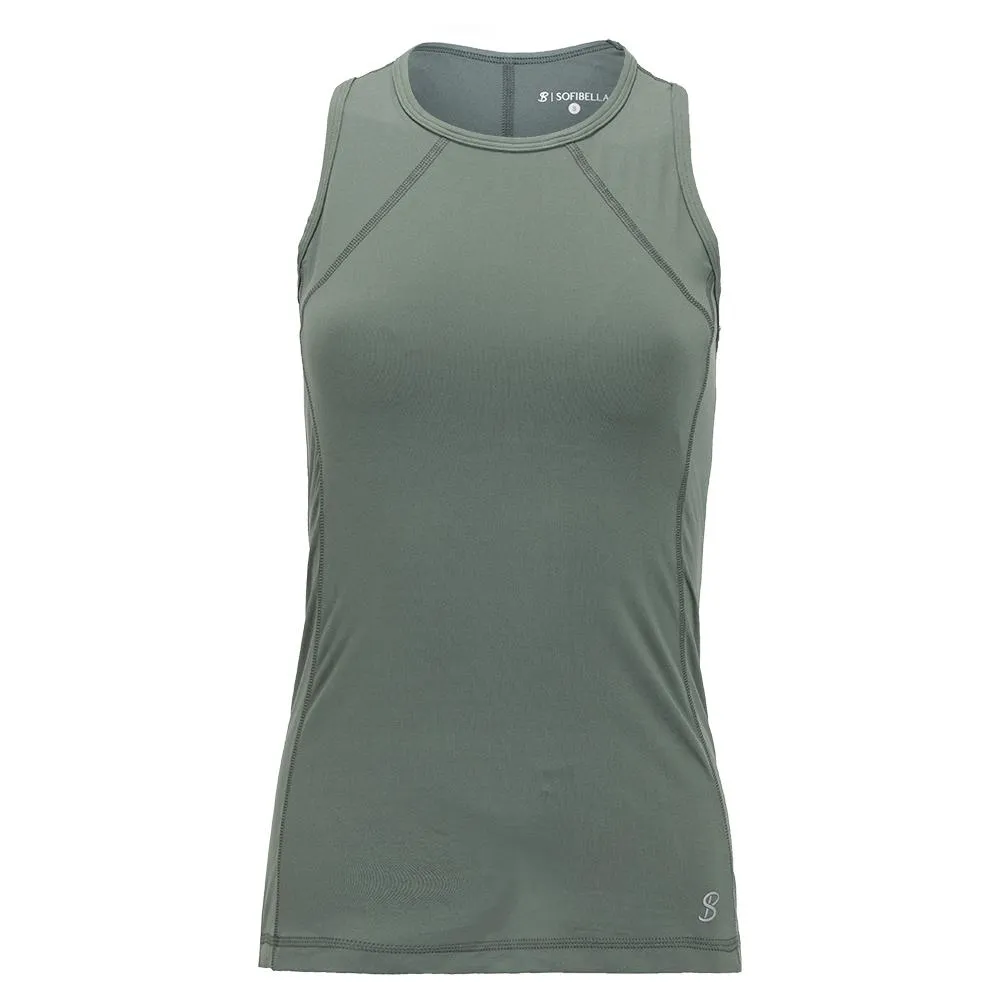 Women's UV Colors Tennis Tank Army