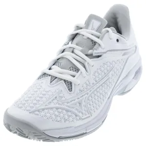 Womens Wave Exceed Tour 6 Clay Tennis Shoes White and Silver