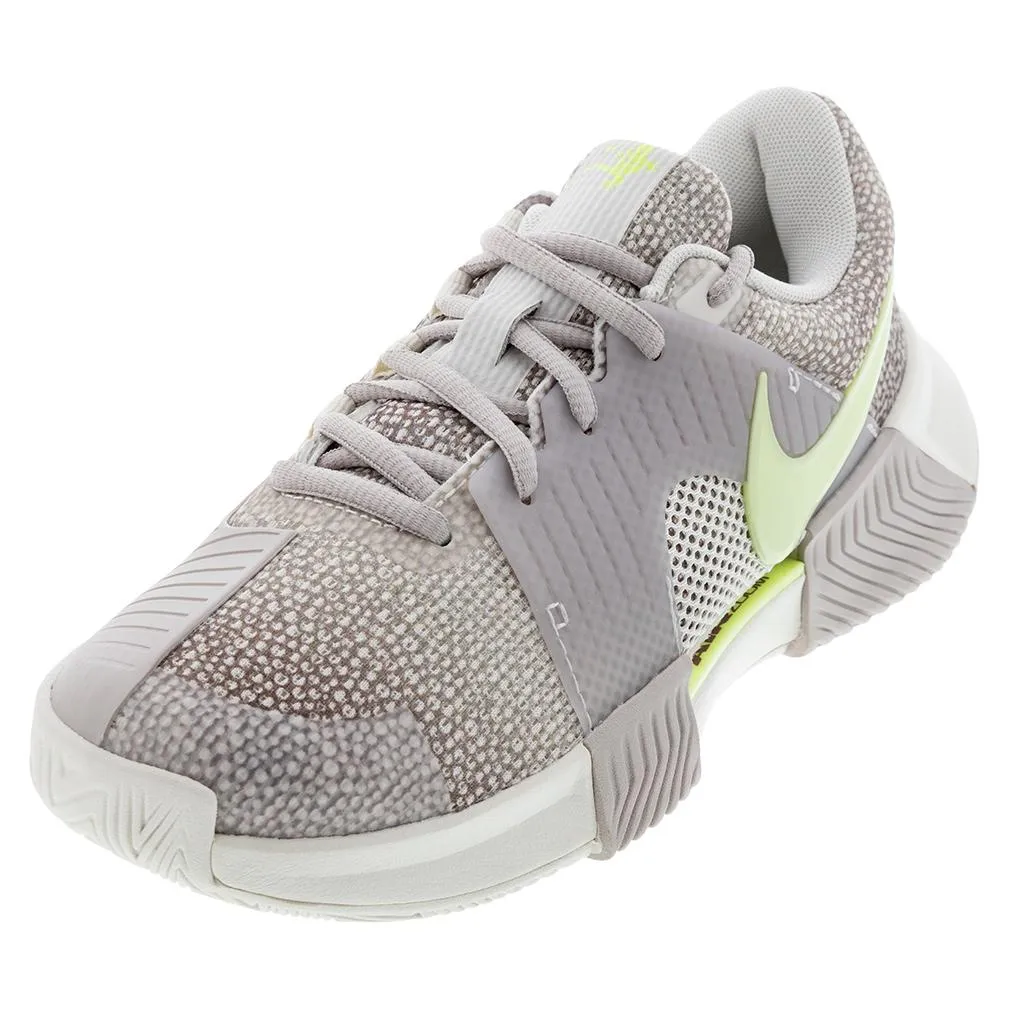 Women's Zoom GP Challenge 1 Premium Tennis Shoes Phantom and Barely Volt