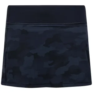 x TRENDYGOLF Womens Pace Rival Mid-Rise Skirt Long 4" Liner Length Heritage 365 Camo Deep Coal Multi/Black - AW23