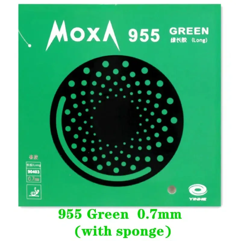 Yinhe Moxa 955 Green/Blue Long Pimple Table Tennis Rubber