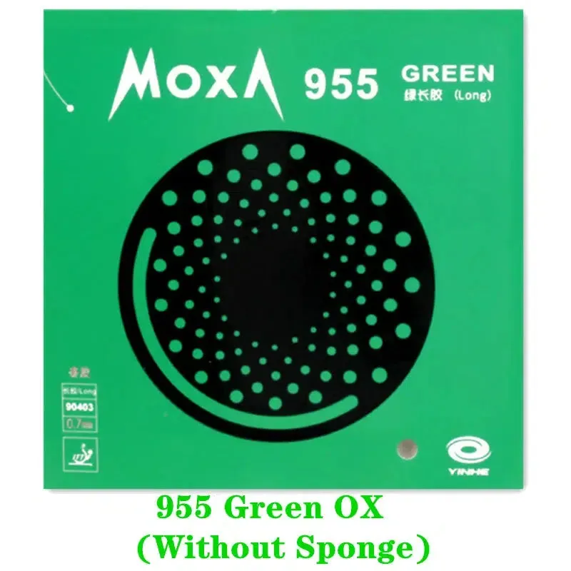 Yinhe Moxa 955 Green/Blue Long Pimple Table Tennis Rubber