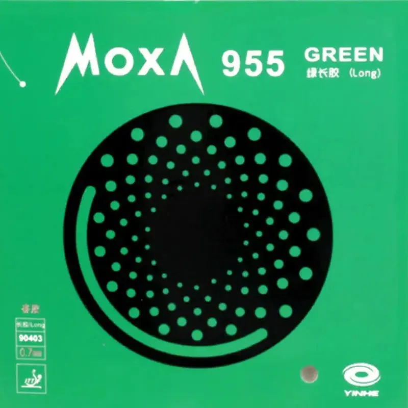 Yinhe Moxa 955 Green/Blue Long Pimple Table Tennis Rubber