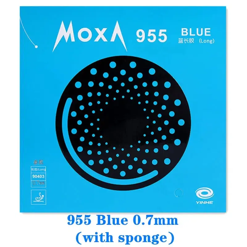 Yinhe Moxa 955 Green/Blue Long Pimple Table Tennis Rubber