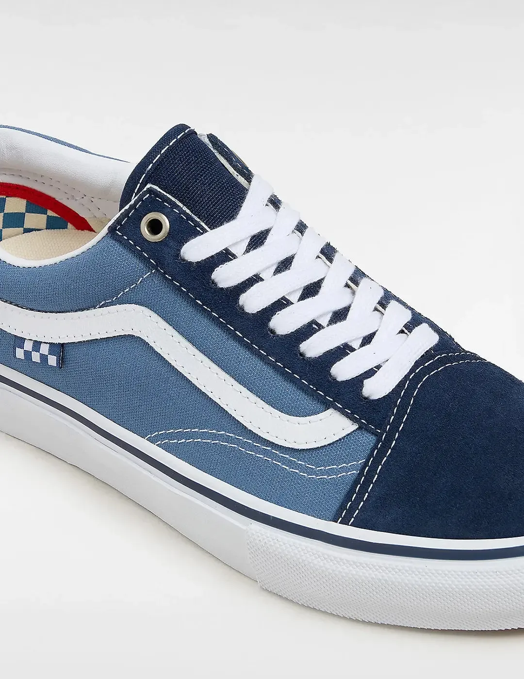 Zapatillas Vans Skate Old Skool Azul Blanco